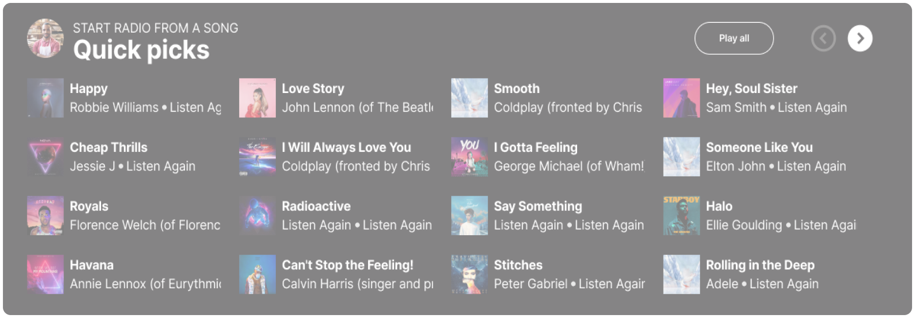 Quick Picks Playlist